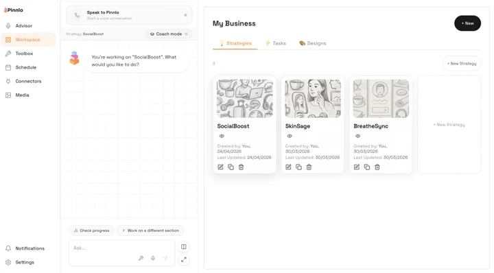 Pinnlo product design
