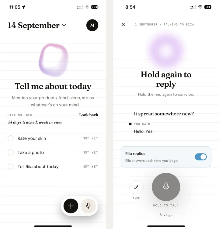 Riia app design